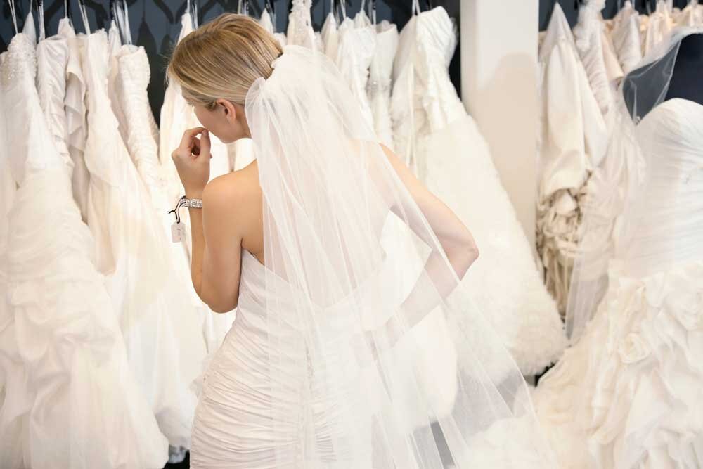 Custom vs. off-the-rack wedding dresses